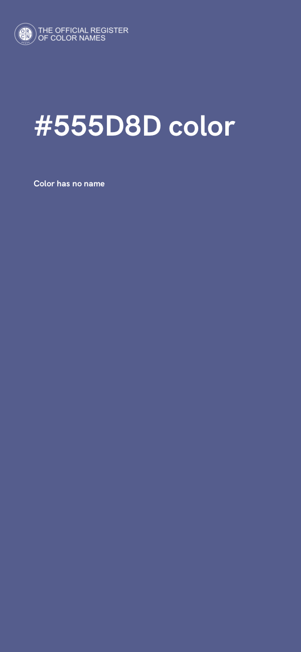 #555D8D color image