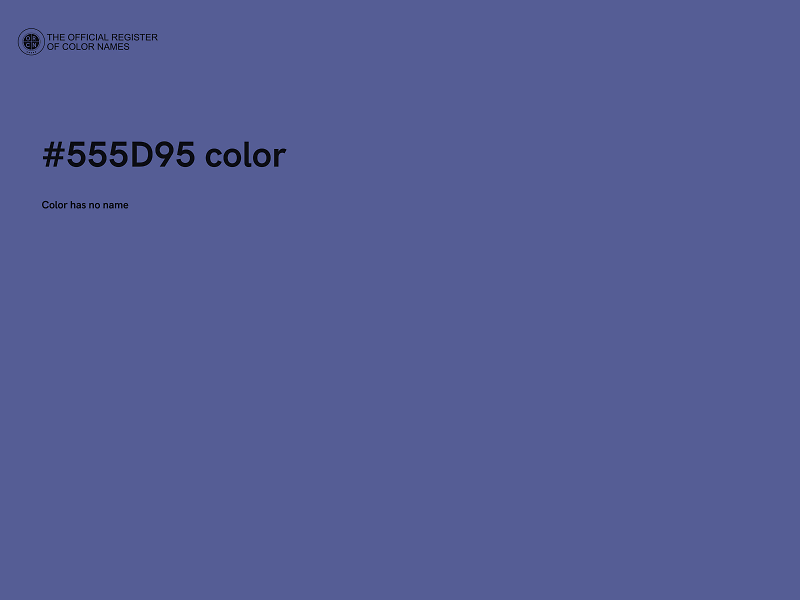 #555D95 color image