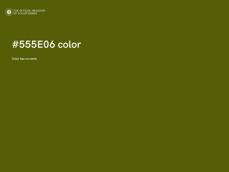 #555E06 color image