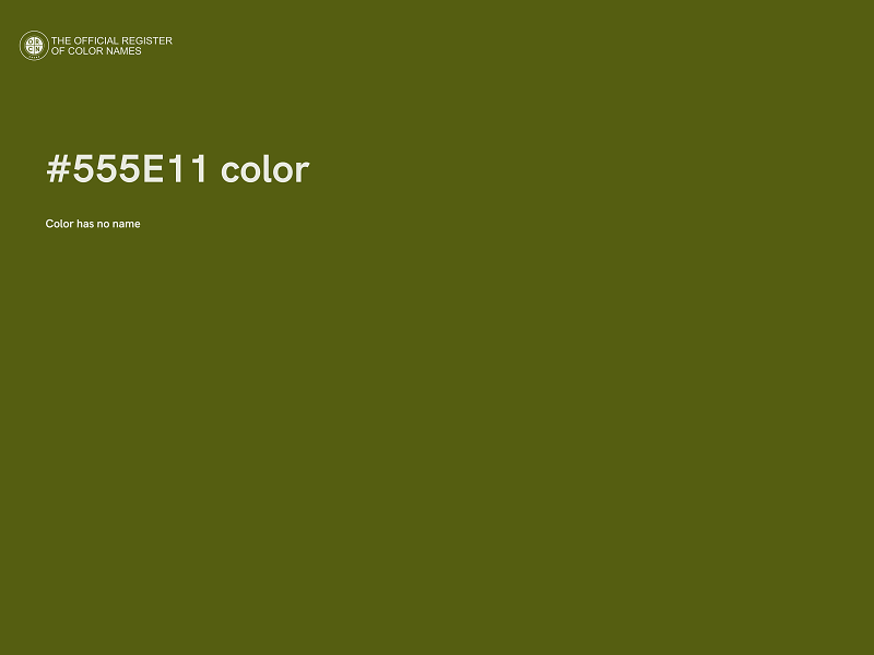 #555E11 color image