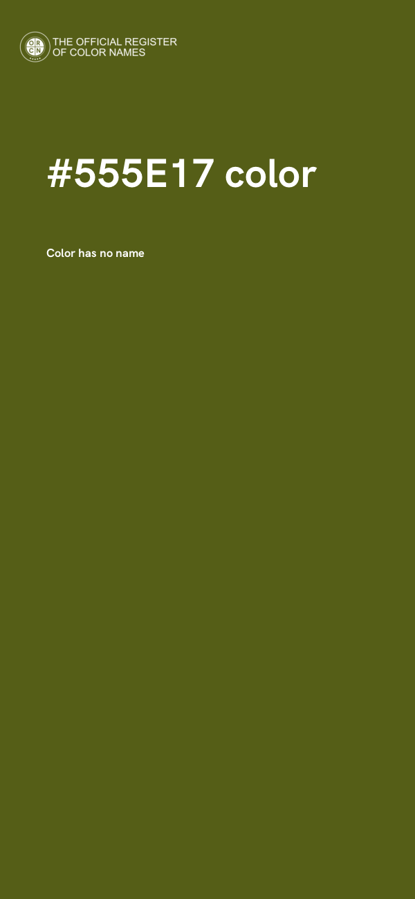 #555E17 color image
