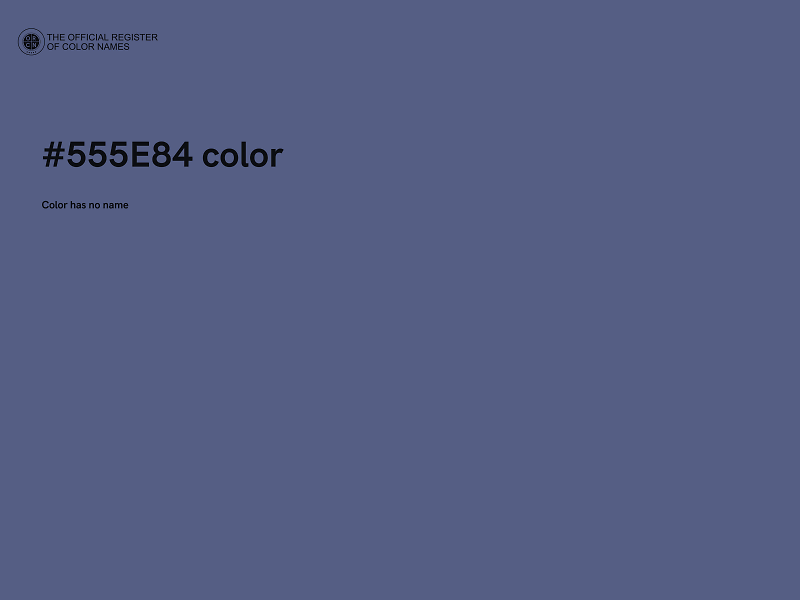 #555E84 color image