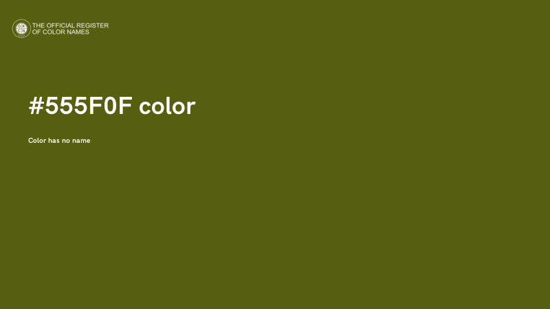 #555F0F color image