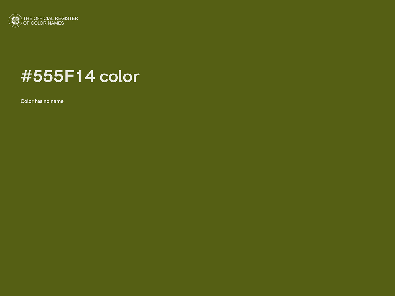 #555F14 color image