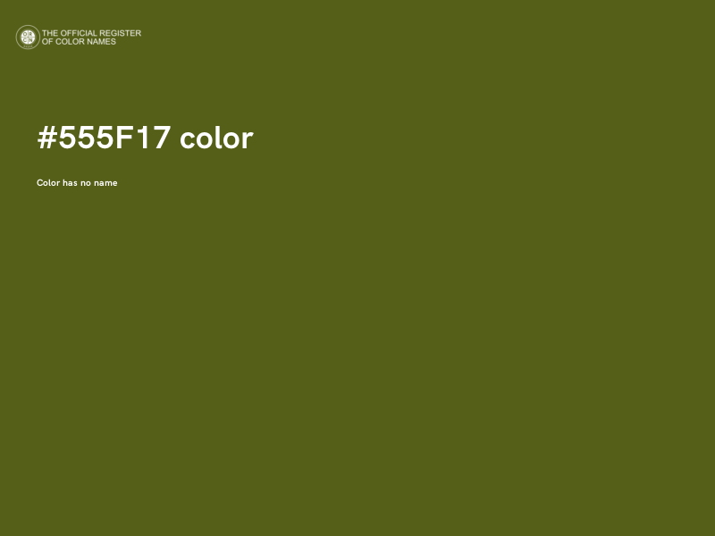 #555F17 color image