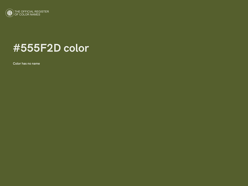 #555F2D color image