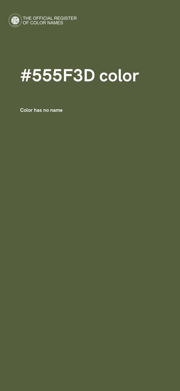 #555F3D color image
