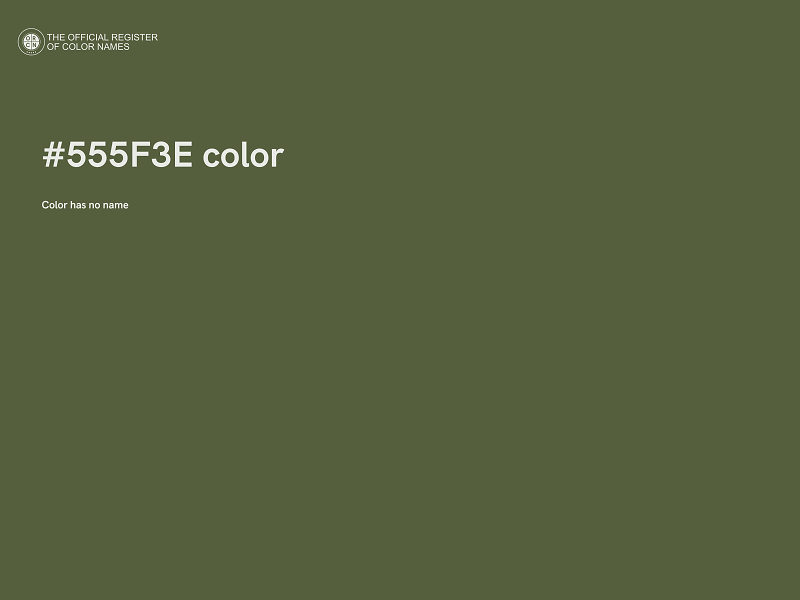 #555F3E color image