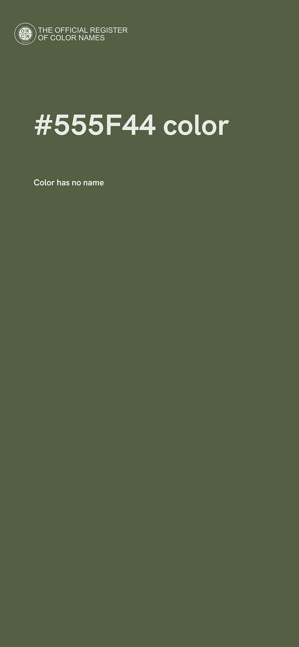 #555F44 color image