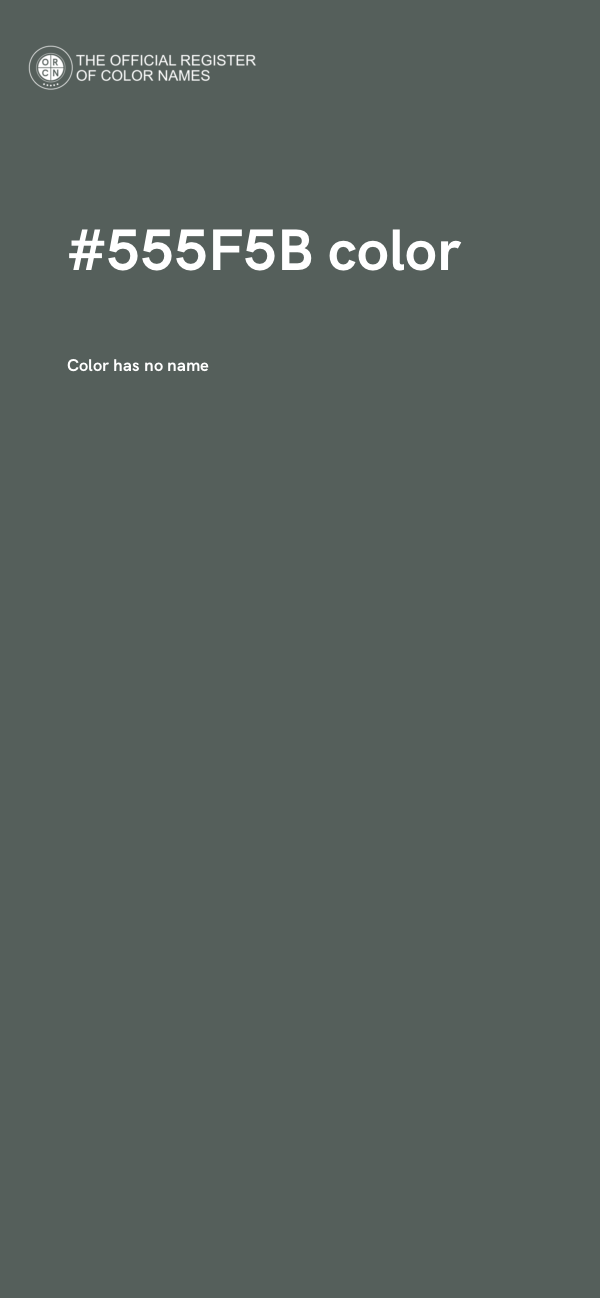 #555F5B color image
