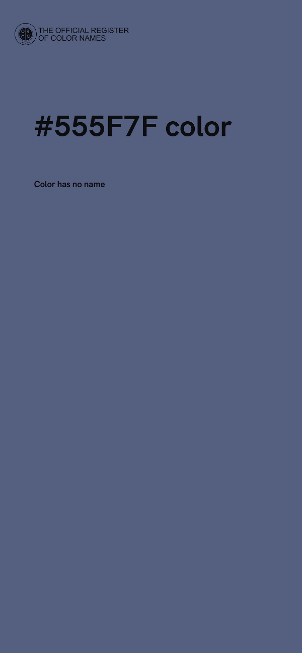 #555F7F color image