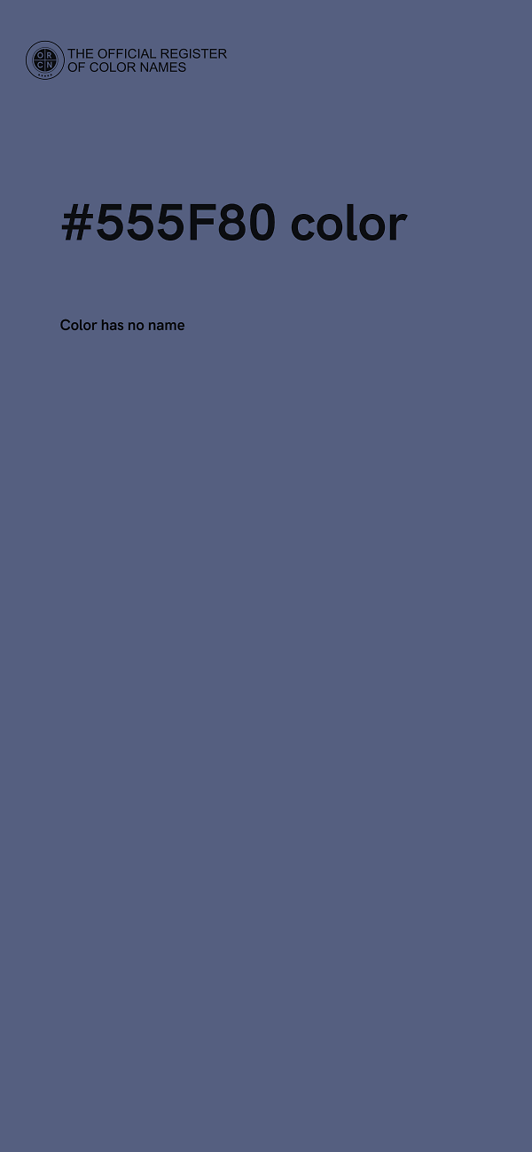 #555F80 color image