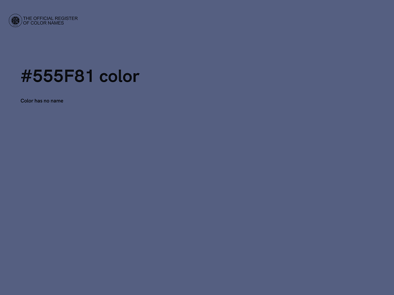 #555F81 color image