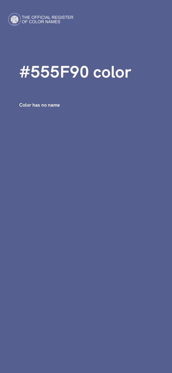 #555F90 color image