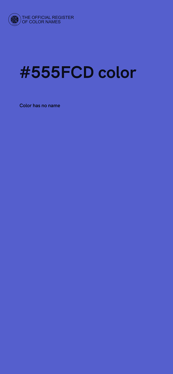 #555FCD color image