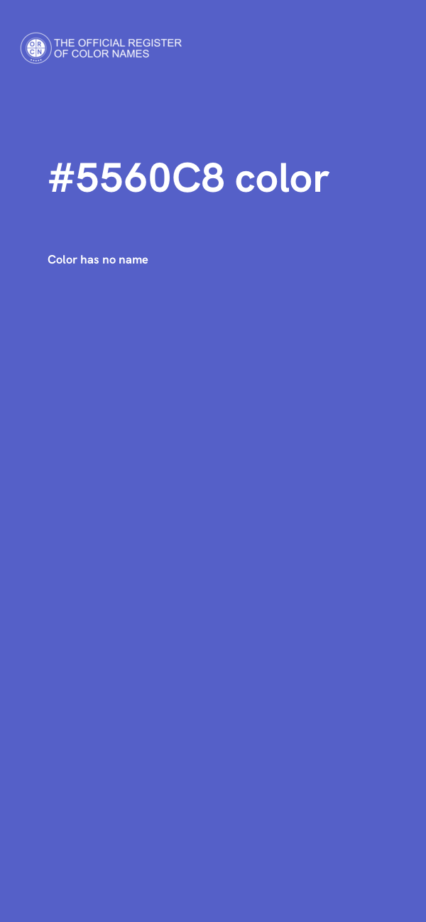 #5560C8 color image