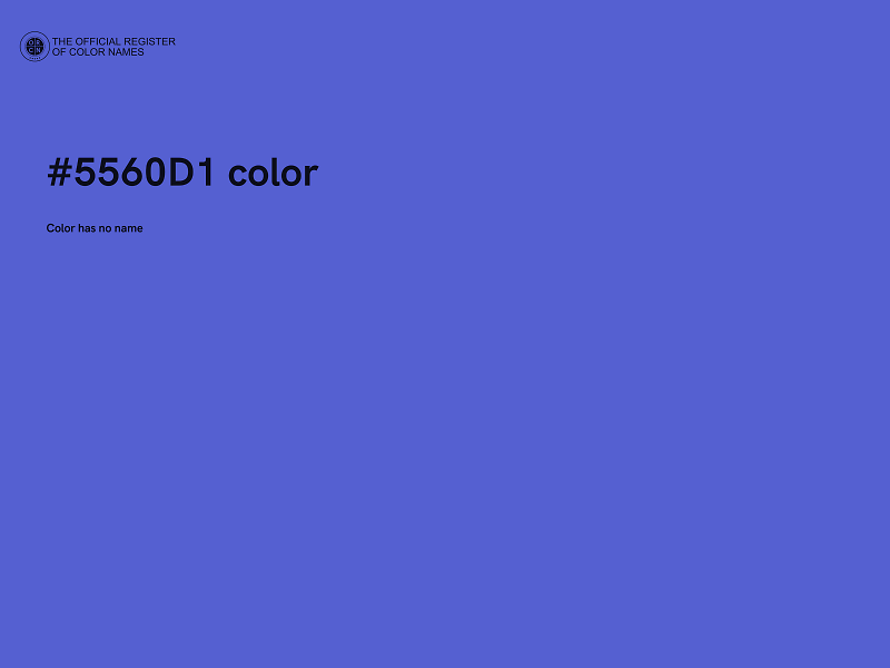 #5560D1 color image
