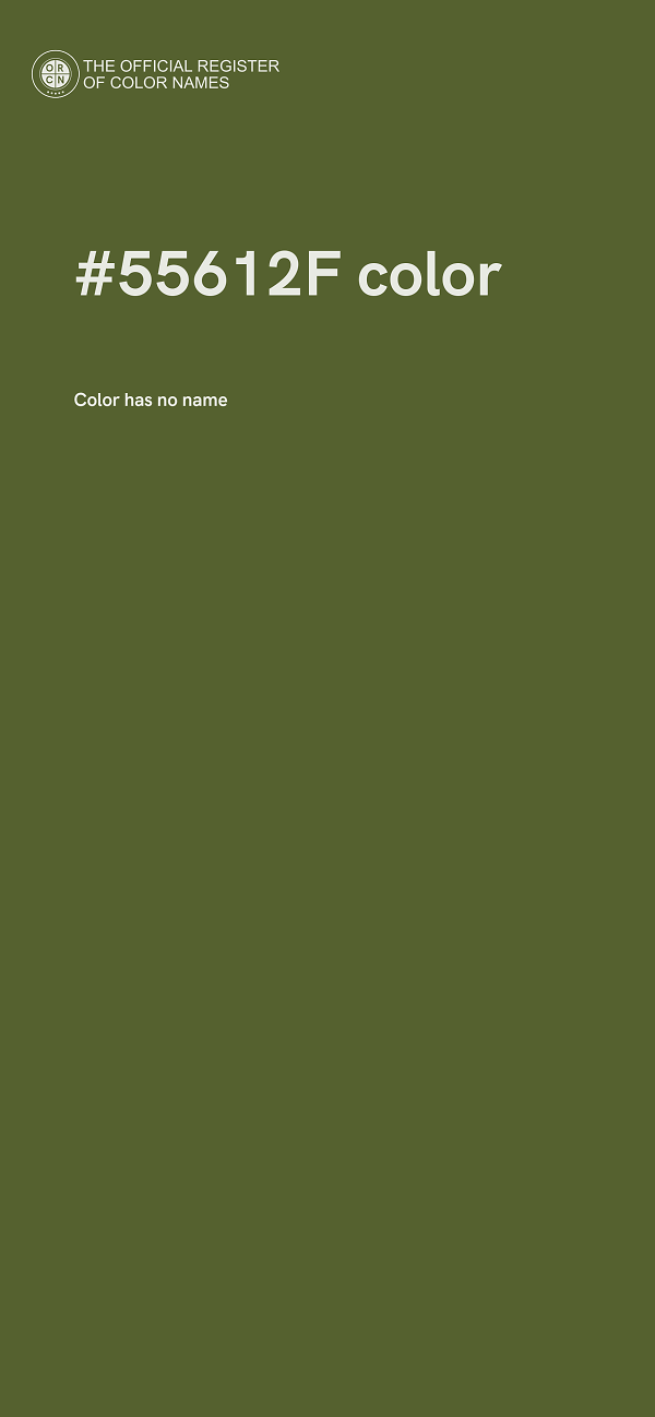 #55612F color image