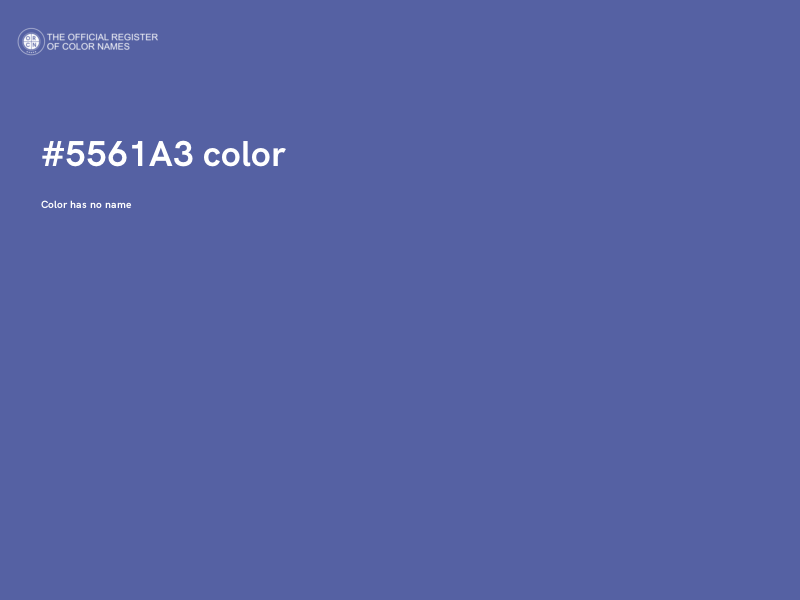 #5561A3 color image