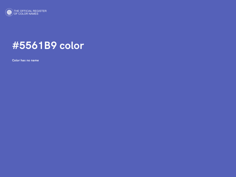 #5561B9 color image