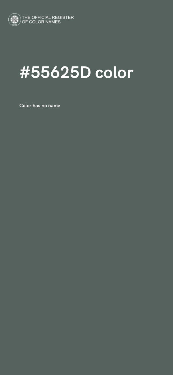 #55625D color image