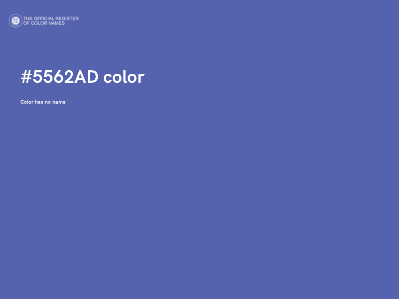 #5562AD color image