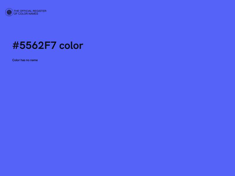 #5562F7 color image