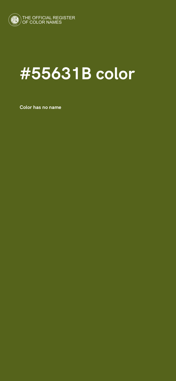 #55631B color image