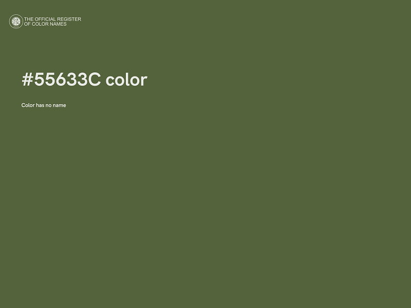 #55633C color image
