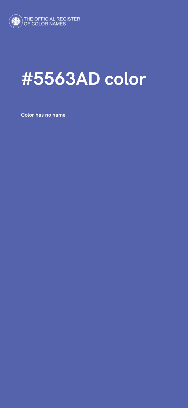 #5563AD color image