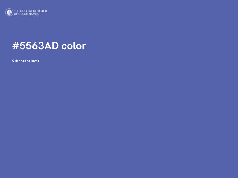 #5563AD color image