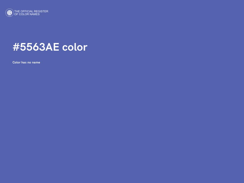#5563AE color image