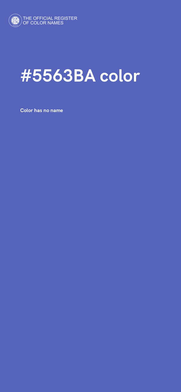 #5563BA color image