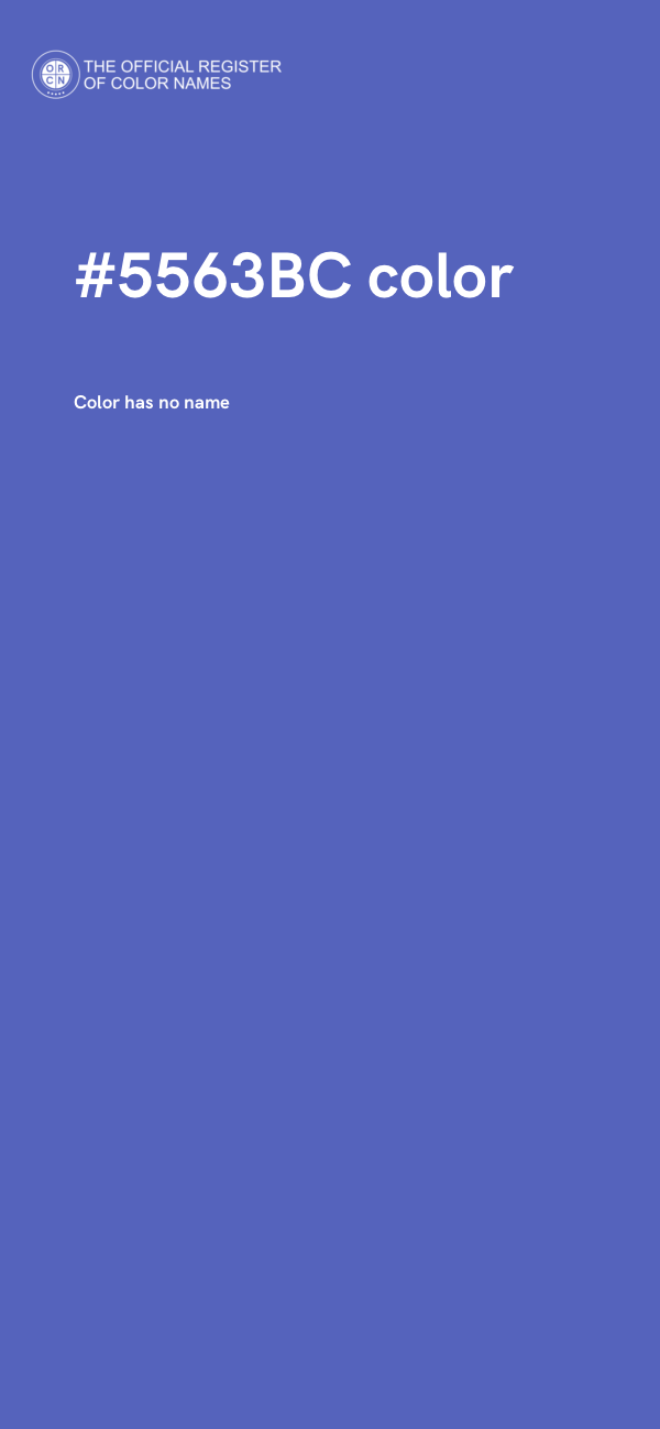 #5563BC color image