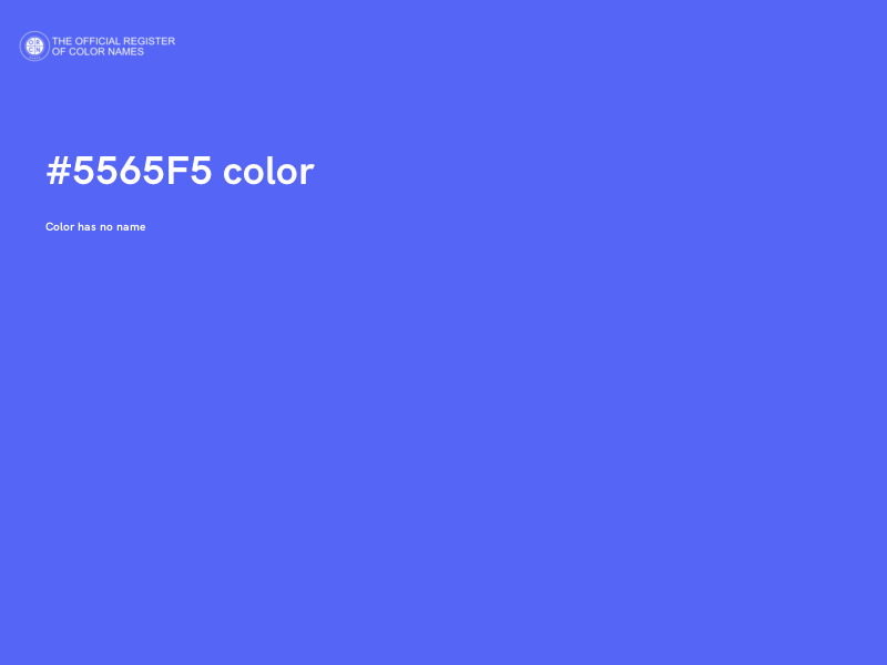 #5565F5 color image