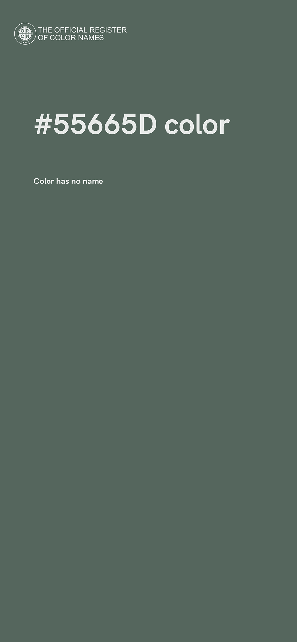 #55665D color image