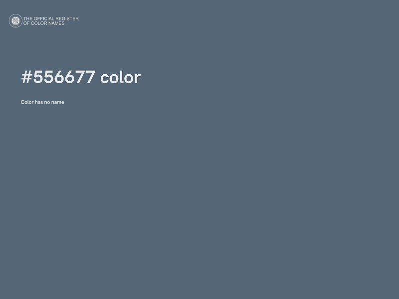 #556677 color image