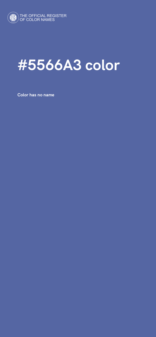 #5566A3 color image