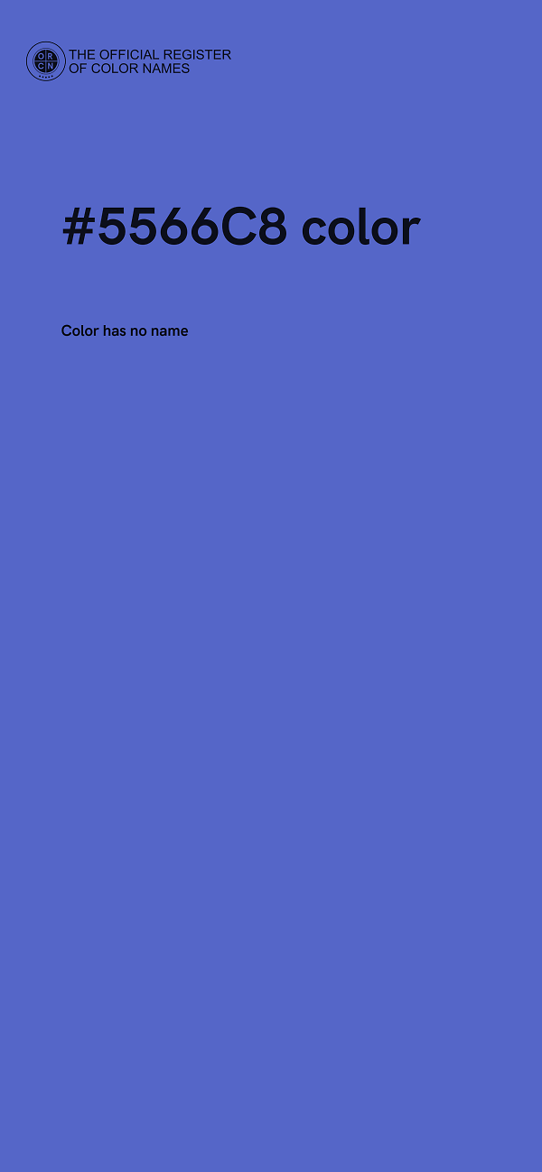 #5566C8 color image