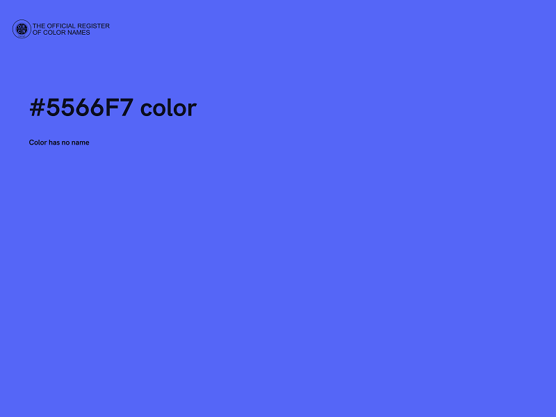 #5566F7 color image