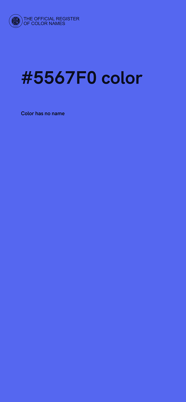 #5567F0 color image