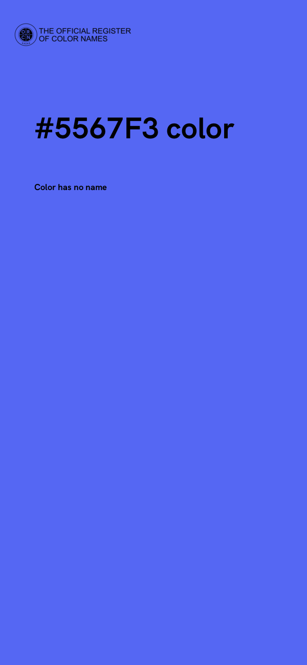 #5567F3 color image