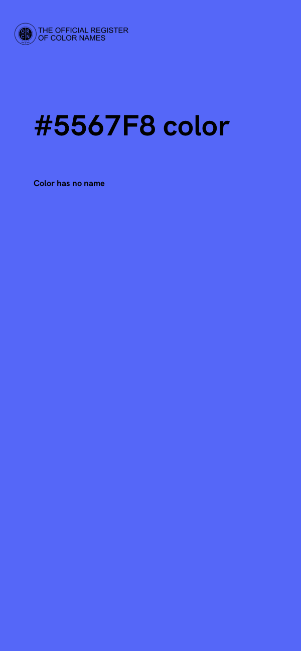 #5567F8 color image