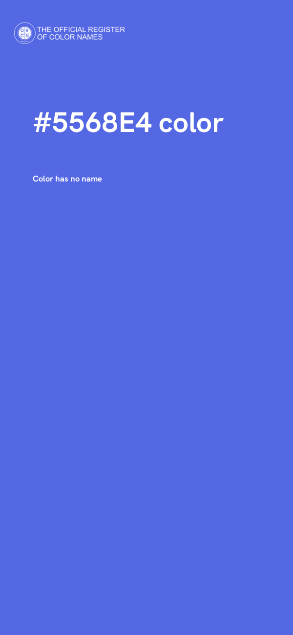 #5568E4 color image