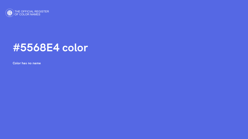 #5568E4 color image