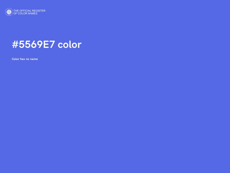 #5569E7 color image