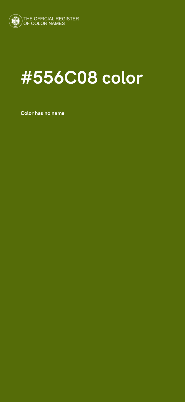 #556C08 color image