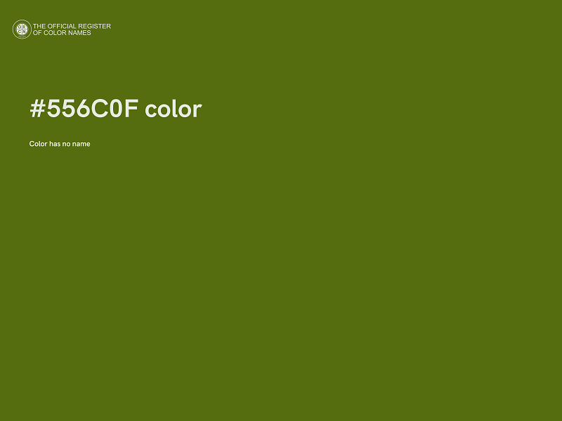 #556C0F color image