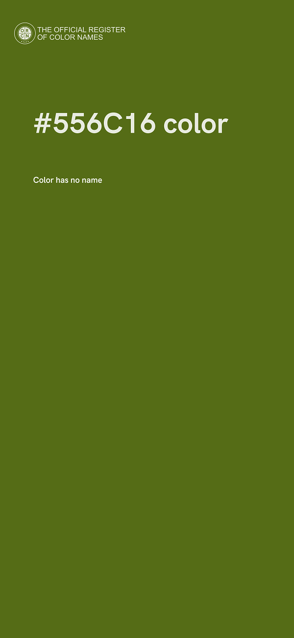 #556C16 color image