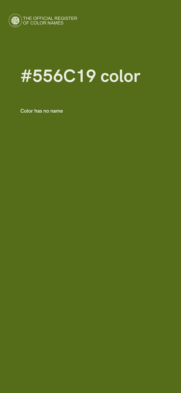 #556C19 color image
